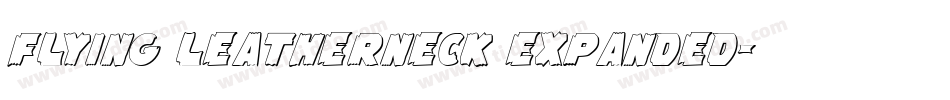 Flying Leatherneck Expanded字体转换